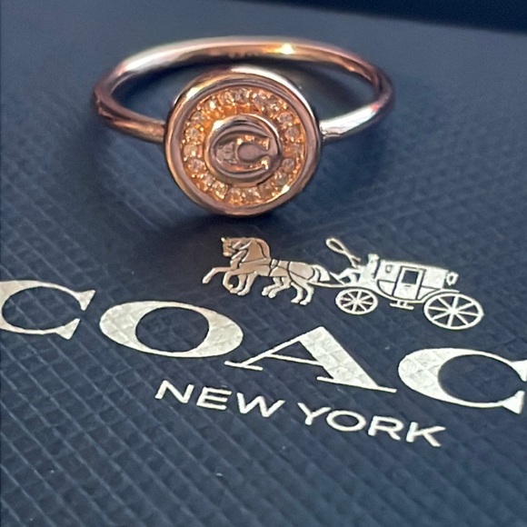 Coach Jewelry - Coach rose gold ring.